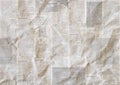 Vintage grunge newspaper paper texture background Royalty Free Stock Photo