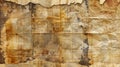 Vintage Grunge Newspaper Texture: Aged Paper Background Generated by AI Royalty Free Stock Photo