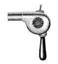 Vintage hair dryer hand drawing engraving illustration