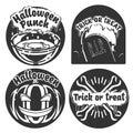Vintage Halloween Emblems