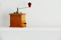 Vintage hand coffee grinder Royalty Free Stock Photo