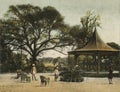 Vintage hand tinted photo Fitzgerald Bridge also known as the Bund Garden Bridge poona now Pune