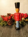 Vintage handcrafted and painted wooden Nutcracker, Christmas Ballet,