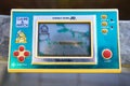 Vintage handheld electronic Nintendo game Donkey Kong JR.