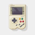 Vintage Handheld Game Console Retro Gaming Device with Buttons and Screen for Nostalgic Gamers and Video Game Collectors