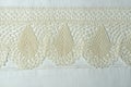 Vintage handmade beige turkish lace