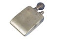 Vintage handmade cigarette lighter isolated on a white Royalty Free Stock Photo