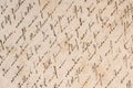 Vintage handwriting. grunge paper background Royalty Free Stock Photo