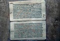 Vintage Handwritten Old Scriptures Sanskrit Script Lokgram Kalyan