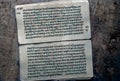 Vintage Handwritten Old Scriptures Sanskrit Script Lokgram Kalyan