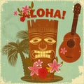 Vintage Hawaiian postcard