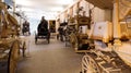 Vintage hearses in Catafalque Museum in Barcelona Royalty Free Stock Photo