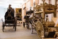 Vintage hearses in Catafalque Museum Royalty Free Stock Photo