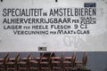 Vintage Hesp Cafe Advertisement At Amsterdam The Netherlands 27-4-2023