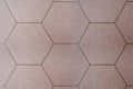 The vintage Hexagon tiles design