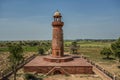 Vintage Hiran Minar, Fatehpur Sikri a classic red sandstone architecture