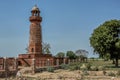 Vintage Hiran Minar, Fatehpur Sikri a classic red sandstone architecture