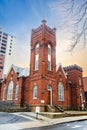 Vintage Historic Grace AME Zion Church building Royalty Free Stock Photo