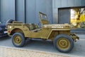 Vintage historic military car Willys Jeep Royalty Free Stock Photo