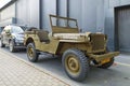 Vintage historic military car Willys Jeep