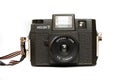 Vintage HOLGA camera isolated on white Royalty Free Stock Photo