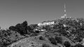 Hollywood, California sign on hillside Royalty Free Stock Photo