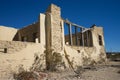 Vintage home ruins in abandoned ghost town