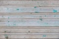Vintage horizontal gray colour wooden boards with remains paint as background