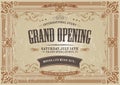 Vintage Horizontal Invitation Background