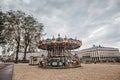 Vintage horse carousel park