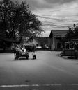 Horse and carriage in Sapanta, Maramures Romania