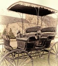 Vintage Horse-Drawn Carriage in Rural Virginia