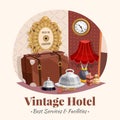 Vintage Hotel Composition