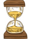 Vintage Hourglass with Sand