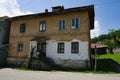 Vintage house built from the ground