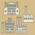 Vintage house or factory set