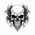 Vintage Human Skull Antique Appeal