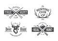 Vintage Hunting Emblems