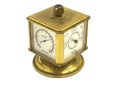 The vintage Hygrometer, thermometer,barometer. Royalty Free Stock Photo