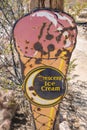 Vintage Ice cream cone sign
