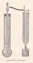 Vintage illustration of Victor Meyers`s Apparatus