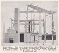 Vintage illustration / diagram of Steam Engine 1930s.