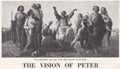 Vintage illustration of The Vision of Peter - The Apostles go out into the world to preach.