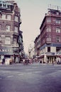 Vintage Image of Busy Streets in Berlin, Germany