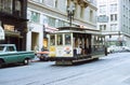 Vintage 1965 Image of a Cable Car in San Francisco, CA