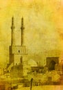 Vintage image of Yazd