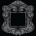 Vintage Imperial Baroque Rococo frame Royalty Free Stock Photo