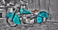 Vintage Indian motorcycle