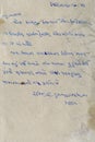Vintage indian post eg of British era 26-10-1946 old hand written notes
