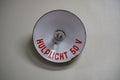 Vintage industrial light 50 volts